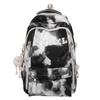 School bag: new tie-dye backpack for women, university birthday department, large capacity trendy backpack, junior high school students