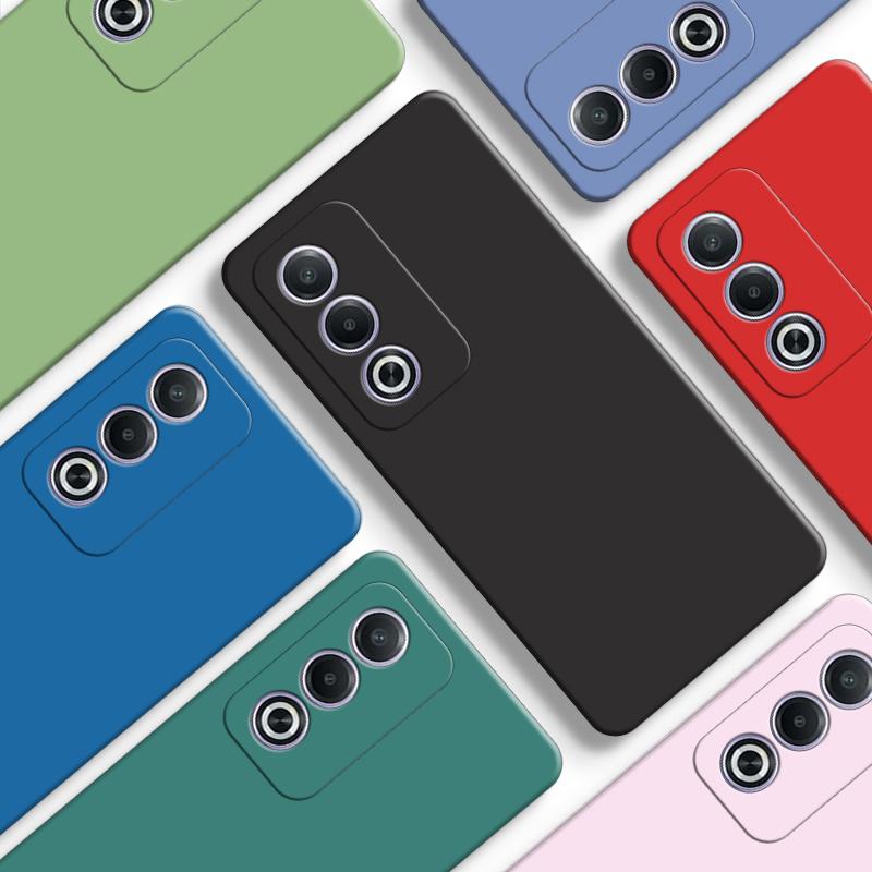 Для OPPO A80 5G Чехол Для OPPO A80 Чехол 6,67 дюйма Оригинальный Жидкий Силиконовый Каучук Ударопрочный Бампер Для OPPO A80 Fundas