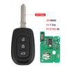 Remote Car Key For Renault Clio 4 Duster Sandero Symbol Kwid Dacia Logan Lodgy Dokker Trafic Master 433MHz 4A Chip No Logo Blade