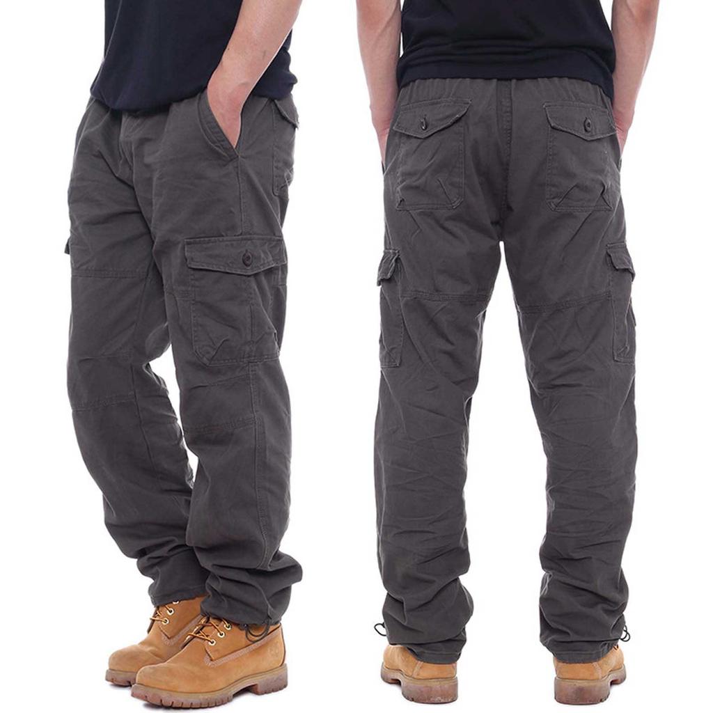 2024 New Men's Multi Pocket Casual Pants Outdoor Hiking Travel Men's Casual Pants