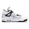 Детские кроссовки Air Jordan 4 Retro GS DIY Белый Черный Volt DC4101-100