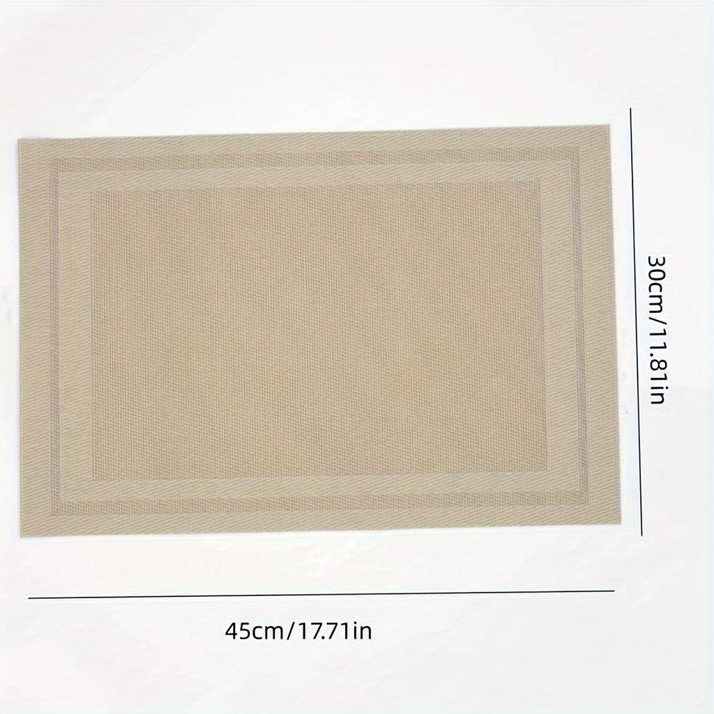 Shelf Liners, Heat-Resistant Table Mats, Washable And Non-Slip Placemat, Placemat, Table Decor, for Kitchen And Dining Table, Home Supplies