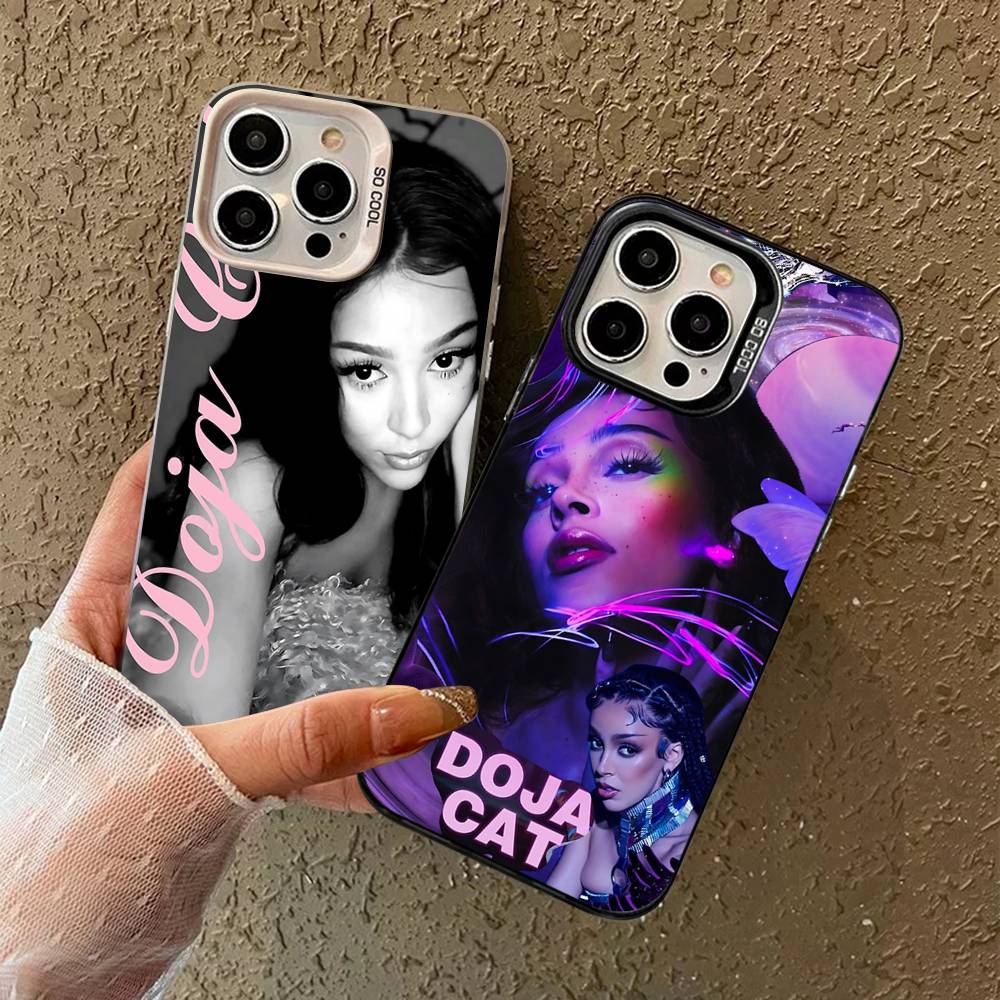 Чехол для телефона Doja Singer C-Cat для iPhone 17 16 15 14 13 12 11 Pro Max Plus Pro Цветной корпус