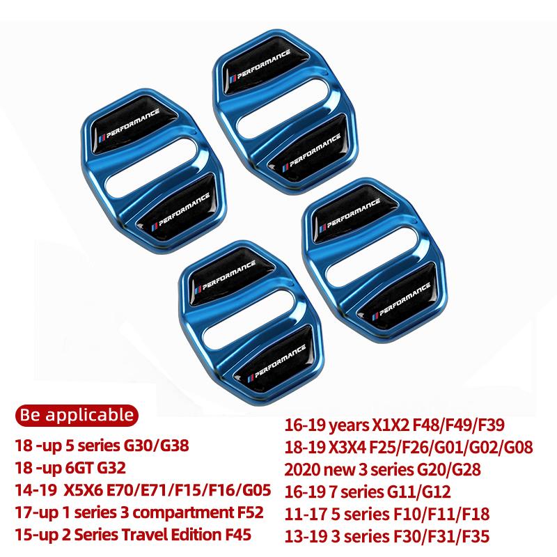 2025 Hot Car Door Lock Cover Anti-Rust Door Case Sticker Tools Accessories For BMW 1 3 5 Series X1 X4 X5 X7 G20 G38 F20 F39 F48