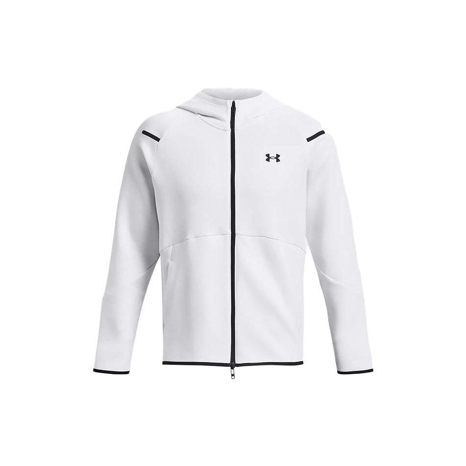 Under Armour Тренировочная флисовая куртка с логотипом, мужская, белая 1379806-100