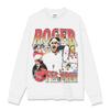 Vintage Cow Erballer Hooded Sweater Feder Crew Neck Heavy Print Short Sleeve T-Shirt Rogfoot
