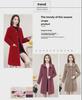 Imitation Lambskin Mid-Length Winter Coat for Women, 2022 Korean Style, Large Sizes Available