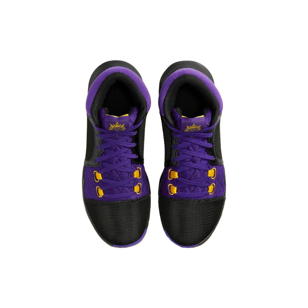 Nike Мужские кроссовки LeBron Witness 8 Lakers черные, университетские, золотые, фиолетовые FB2239-001