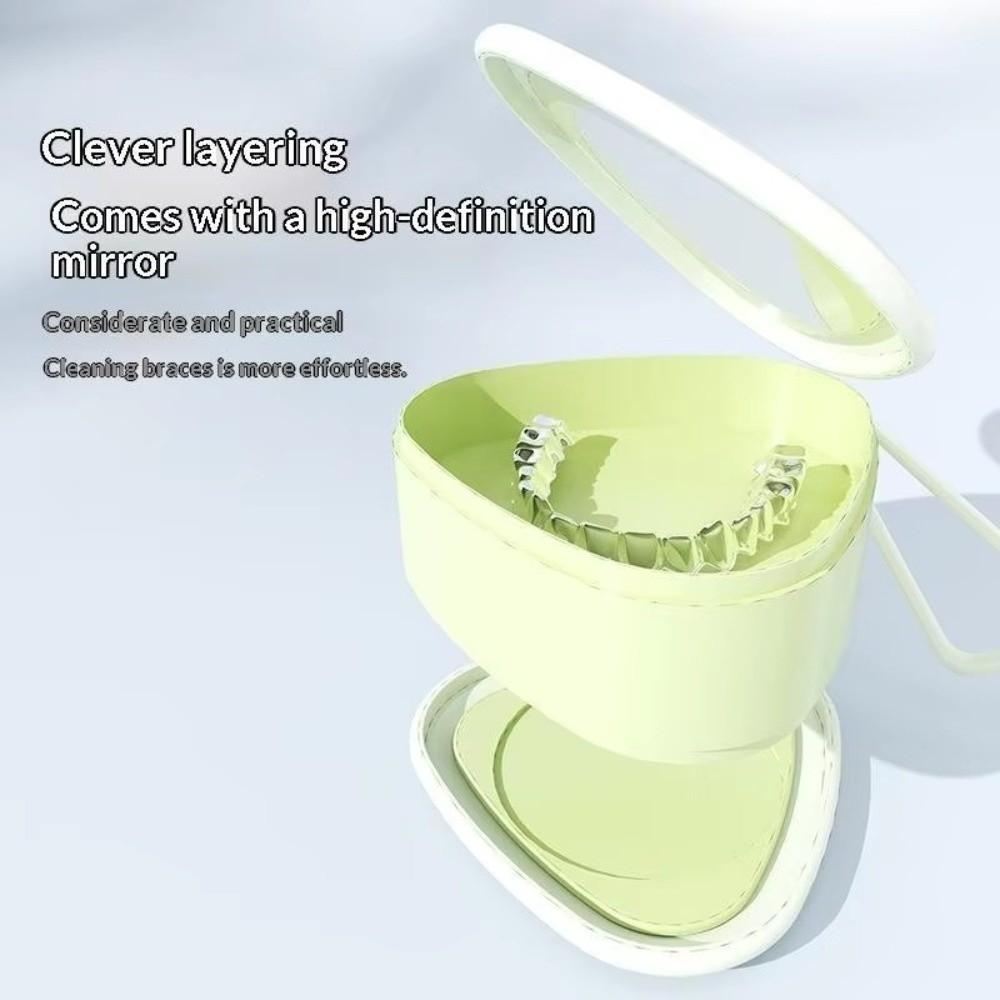 Double Layer Braces Storage Box Portable Orthodontic Retainer Organizer Mouthguard Organizer Box