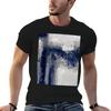 Blue Gray Abstract TShirt Casual Daily Graphic Tee