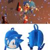 Supersonic Sonic Hedgehog Backpack Adorable Plush Schoolbag For Kids