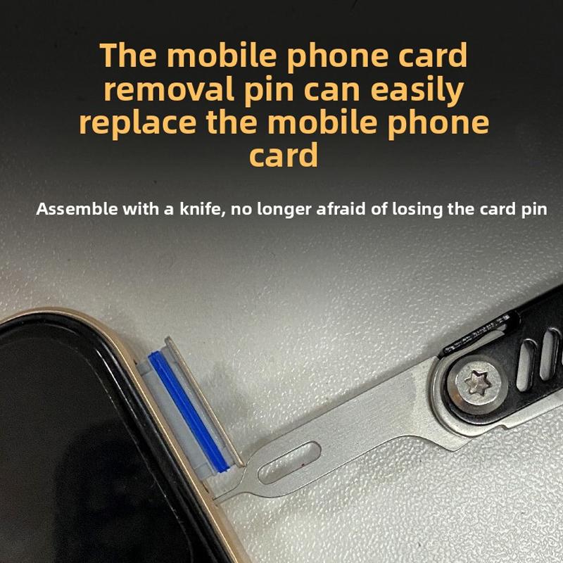Игла для извлечения SIM-карты мобильного телефона, брелок, открывашка для бутылок, многофункциональный складной нож, портативный