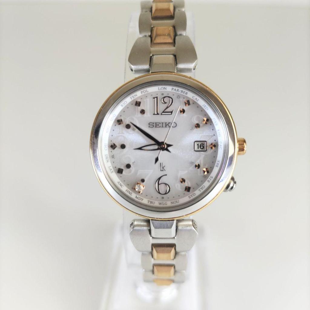 [USED] SEIKO LUKIA 1P Diamond Dial Titanium Model Working