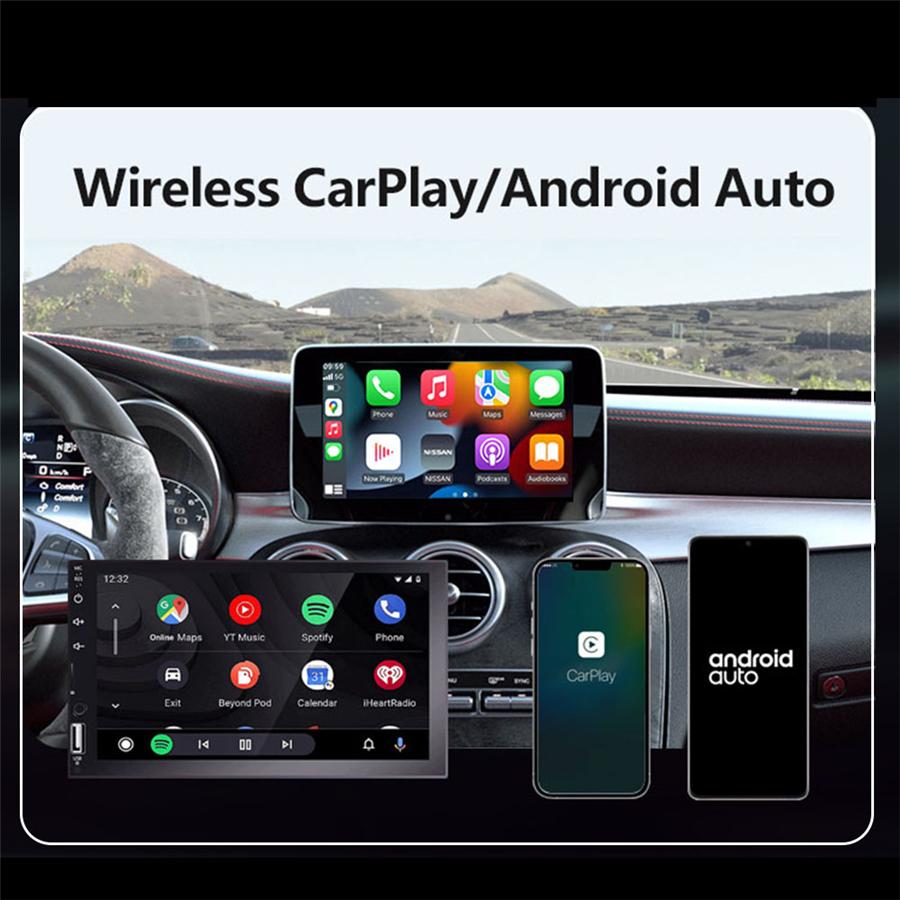 Android 11 Для Carplay Ai Box Автомобильный Мультимедийный Плеер Для Netflix Youtube 4G+128ГБ