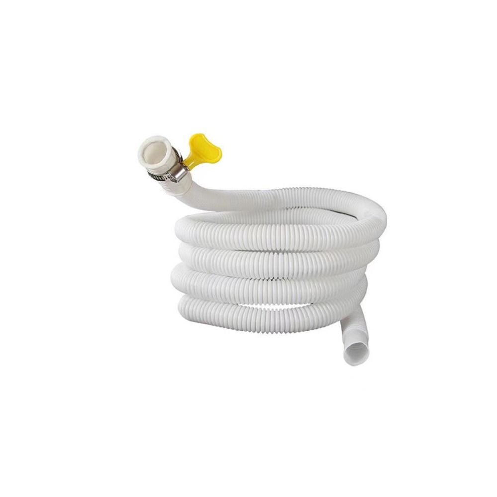Белая труба для впуска воды в стиральную машину Пластиковый шланг для впуска воды Кондиционер Сливная труба Кухня