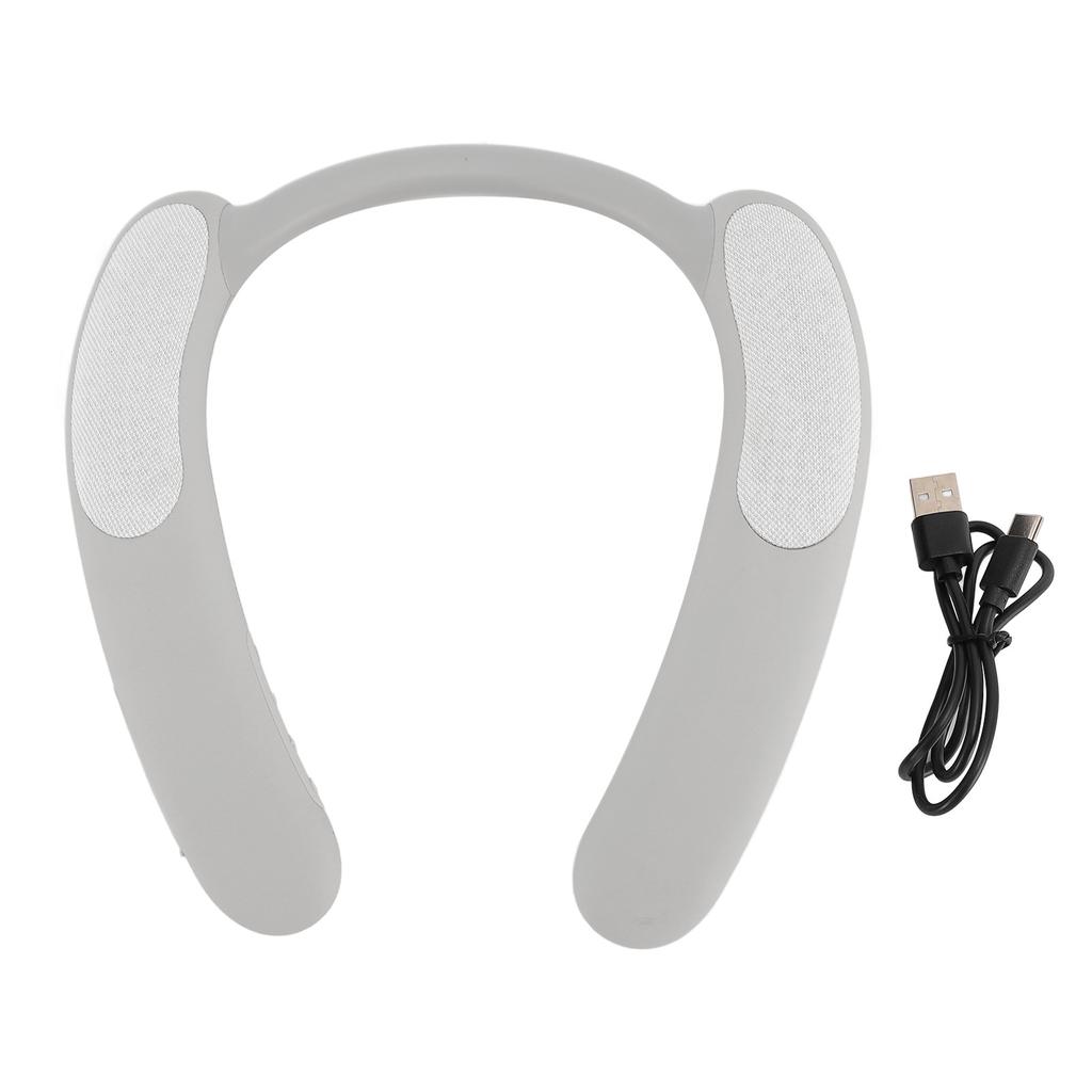 Беспроводной шейный динамик BT, портативный шейный динамик с поддержкой микрофона BT 5.3