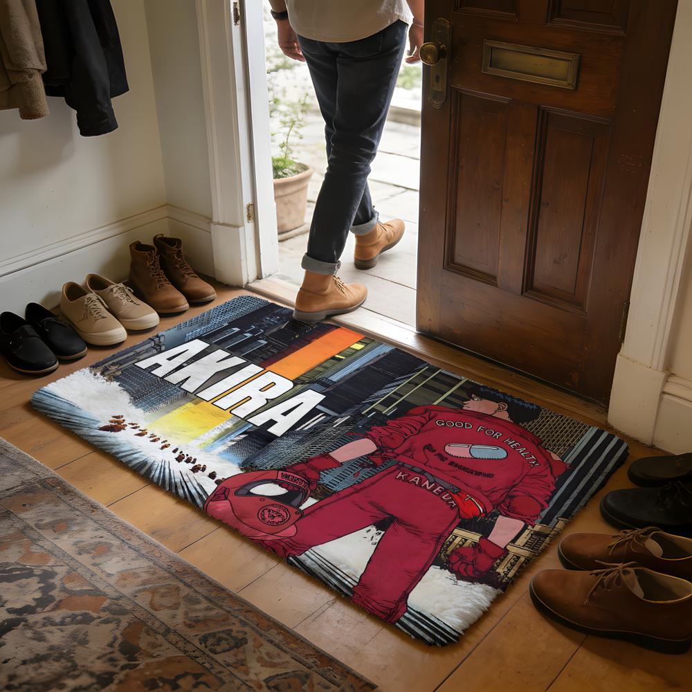 AAkira By Ise Ananphada Anime Floor Mat Soft Flannel Absorbent Mat Non-Slip Rug Home Bedroom Bathroom