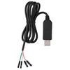 Кабель-адаптер USB на COM или TTL, Совершенно новый, 1 метр, Легкий для удобной переноски, Провода разного цвета, Загрузка, с