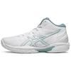 Asics GELHOOP V16 Амортизирующие Баскетбольные кроссовки средней высоты Мужские Бело-синие 1063A078-105
