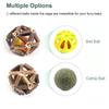Mutianliao Toy Balls, Cat Mint Bell Balls, Octagonal Balls, Self-entertaining and Playful Cat Pet Toys, Kittens