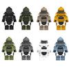 Swat Special Forces Explosion-Proof Eod Bomb Disposal Suit Military Assembly Building Block Accessories
