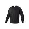 Solid Color Fleece Thick Breathable Casual Crew Neck Sweatshirt Men Sweatshirt Black 627451-01