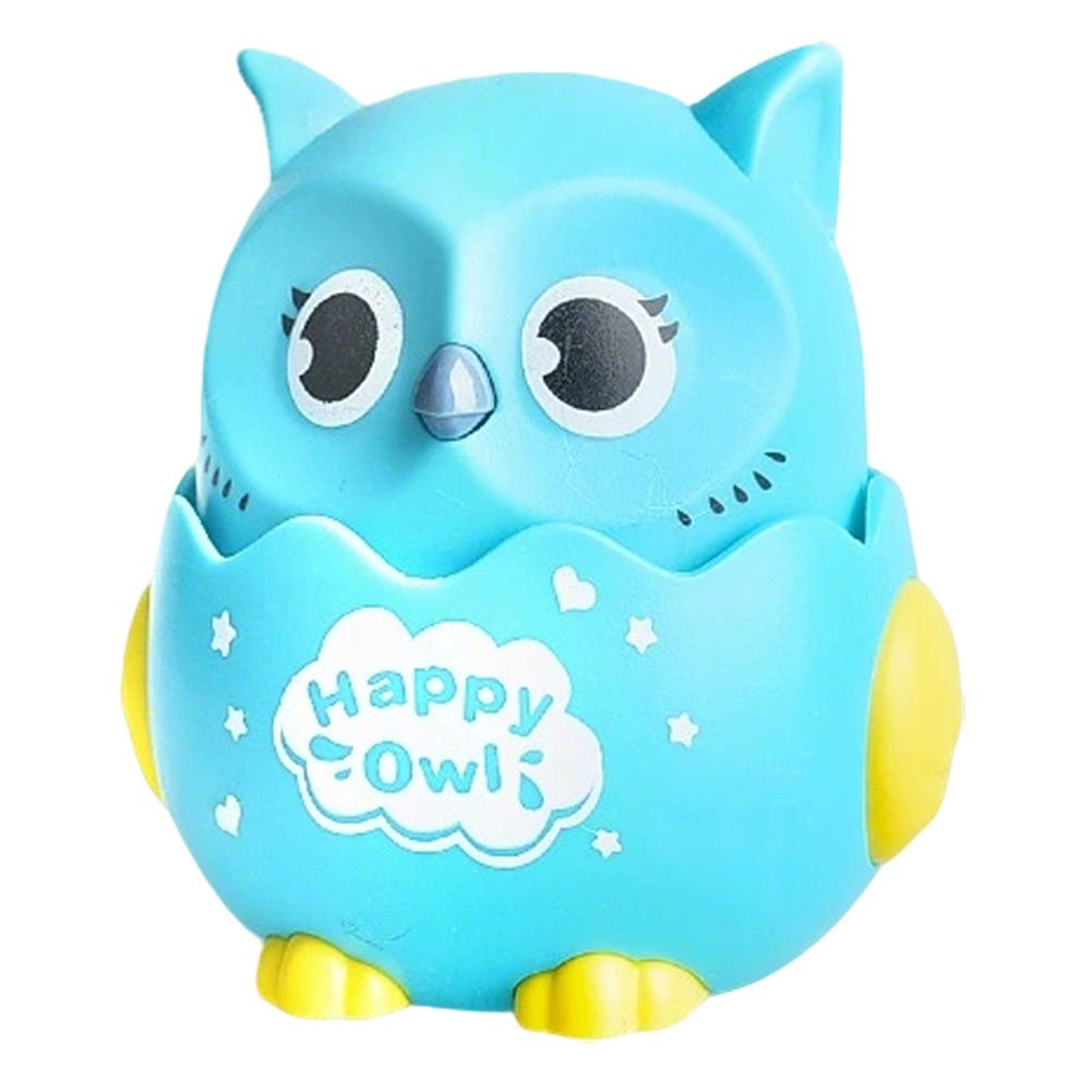 Cute Press-Type Owl Sliding Toy No Battery Required Inertial Power Car Educational Decompression Toy For Children Montessori Toy