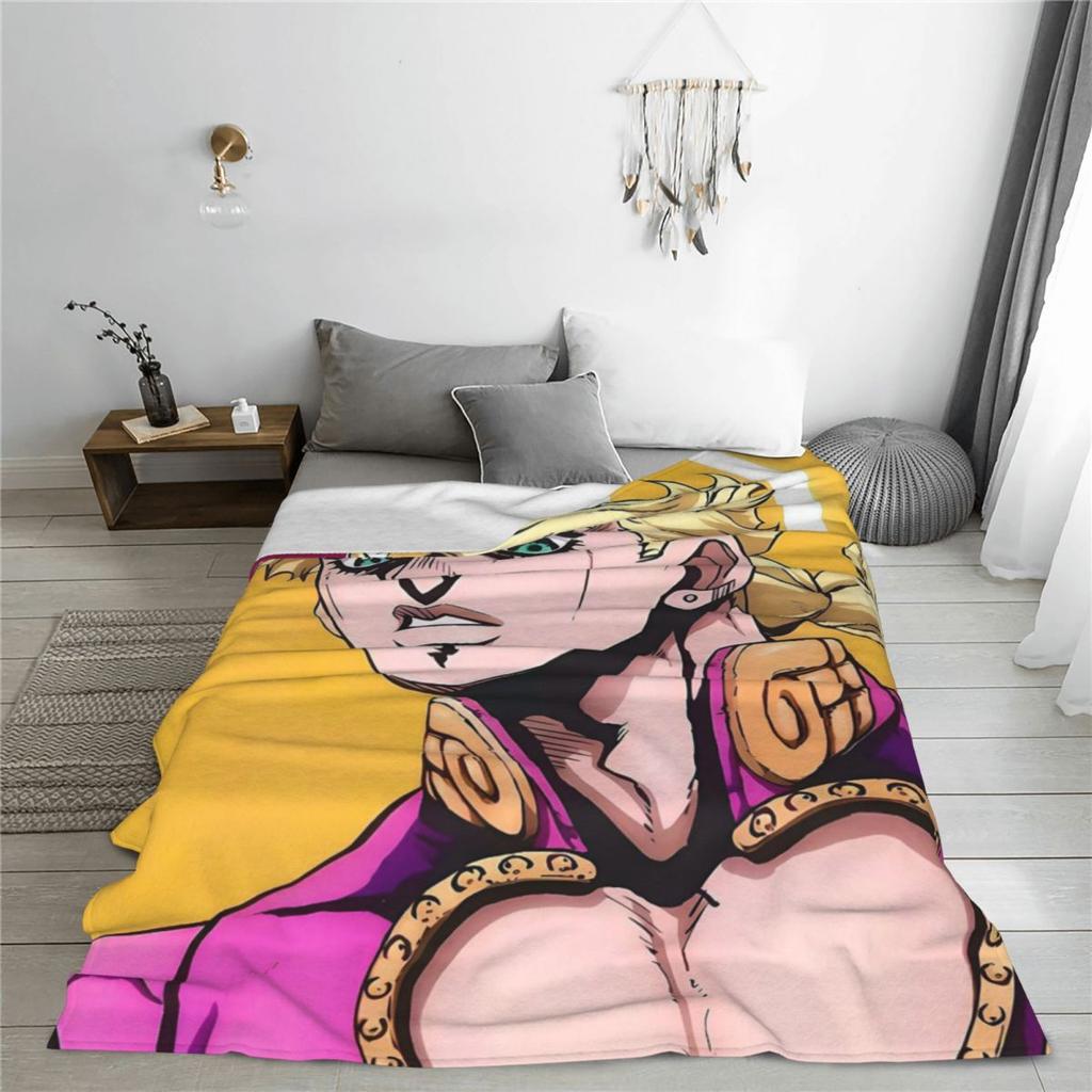 Аниме JOJO HD ART Пледы Мягкий Теплый Фланелевый Плед Покрывало для Кровати Гостиной Пикника Путешествия Дома Дивана