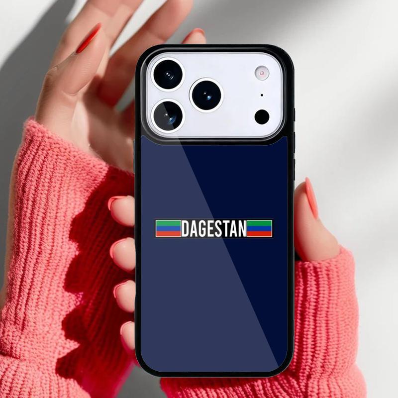 Dagestan National Flag Phone Case for iPhone 17 16 15 14 13 Pro Max Back Cover for 12 11 Pro Coque