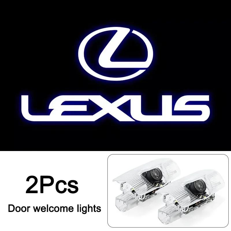 For Lexus LS LC RZ IS350 ES300 GS350 CT200h GX460 LX570 RX500h NX300 UX260 LED Car Door Logo Welcome Light Laser Projector Lamp