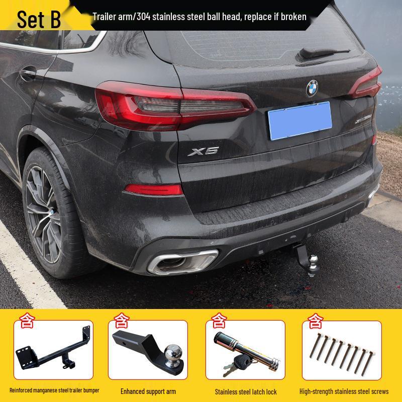 Усиленная фаркопная система для BMW X-Series (X5, X6, X1, X3, X4) и буксировочный кронштейн Rogue