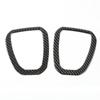 2 Pcs  Carbon Black Car Rear Seat Switch Bezel Trim for Jeep Wrangle JL Gladiator JT 2018-2021 Accessories