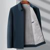 Модная мужская весенняя куртка 2026 года в стиле business casual - Большие размеры для пап среднего и пожилого возраста