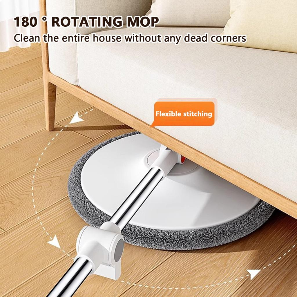 Уборка шваброй Отделение грязи Ленивая бытовая швабра Очистка одной шваброй Автоматическое вращение одного ведра