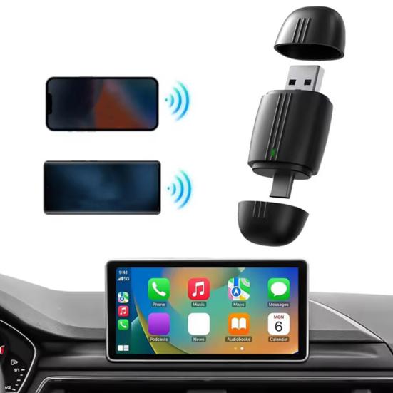 Wireless Car Adapter for Android Automatic Smart USB Dongle Google Assistant GPS Navigation Car Adapter for Carplay Box