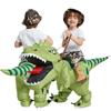 Животное Мультфильм Езда T-Rex Надувной Костюм Детская Детская Ролевая Игра Динозавр Взрослые Дети Игра Преследование Подарок На День Рождения