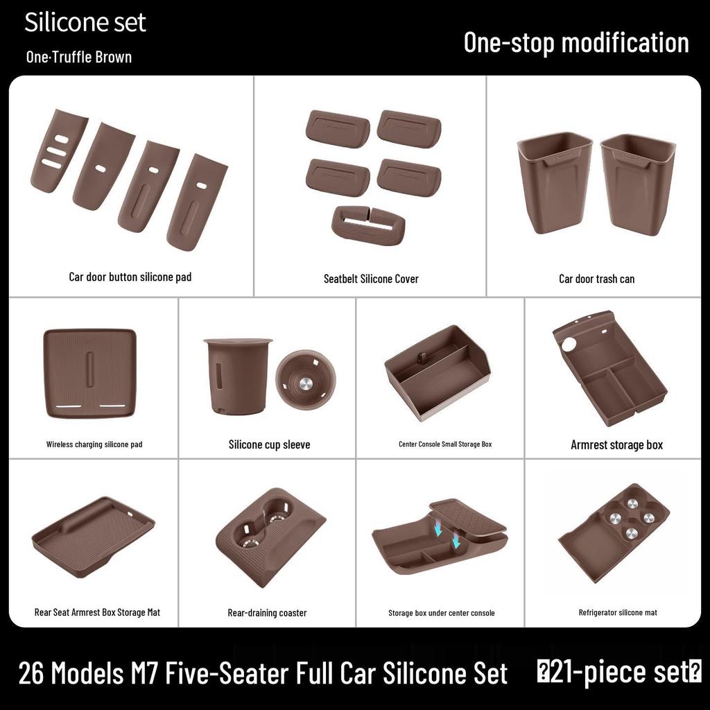 AITO M7 M8 M9 Accessories: Wireless Charger Pad & Interior Trim Mod Kit