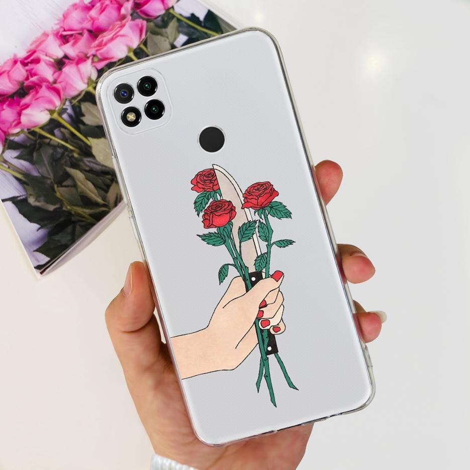 Чехол для Xiaomi Redmi 9C Милый Космонавт Мягкий Силиконовый Чехол для Телефона Для Xiaomi Redmi 9C NFC 9 C Redmi9C Задняя Крышка 6.53'' Funda Capa