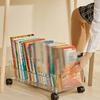 Передвижное и портативное хранилище для книг для учеников старших и средних классов, ящик для хранения домашних заданий на колесах для хранения в классе