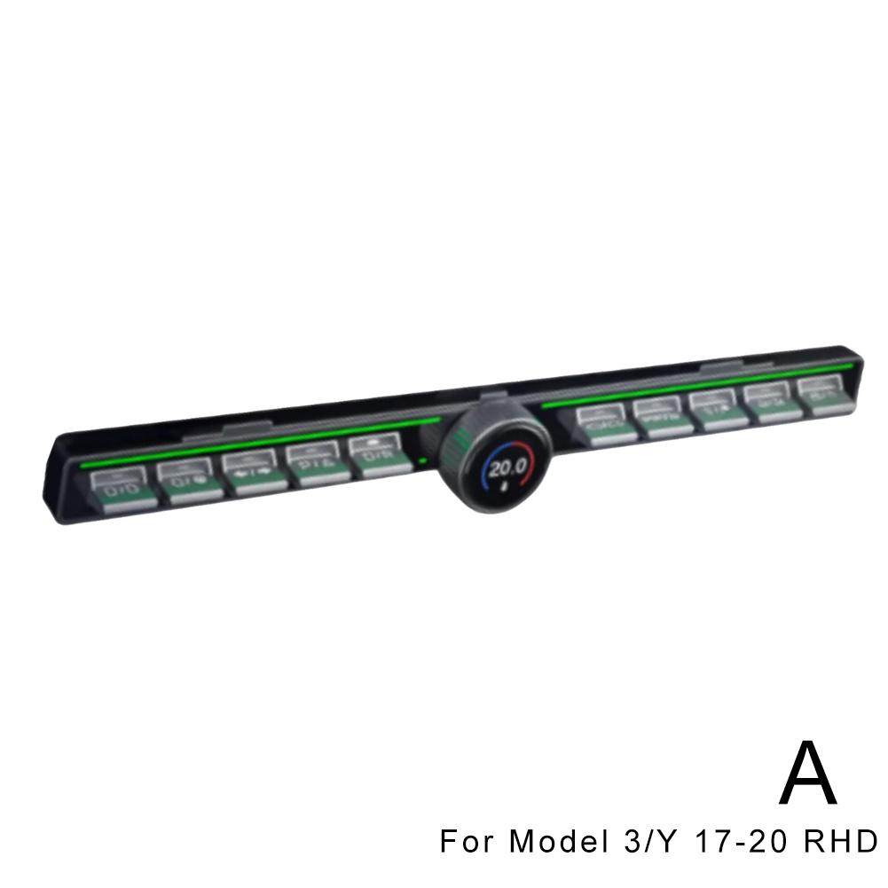 Для Tesla Центральный экран управления Физическая кнопка Правый руль 3-в-1 ЖК-ручка Оригинальная автоматическая система Многофункциональный контроллер