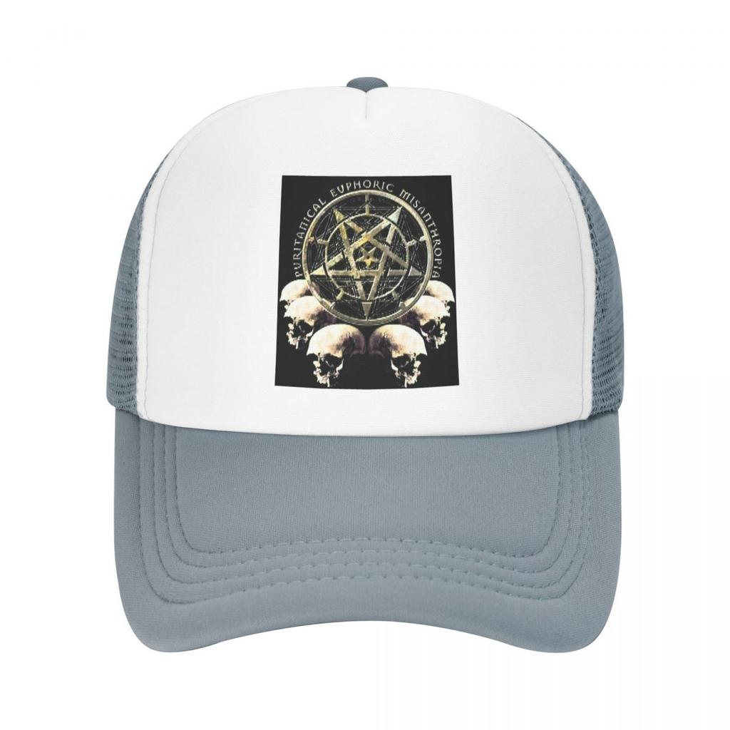 Dimmu Borgir Casual Plain Mesh Baseball Cap the Metal Band Adjustable Snapback Hats For Women Unisex Dad Trucker Hats