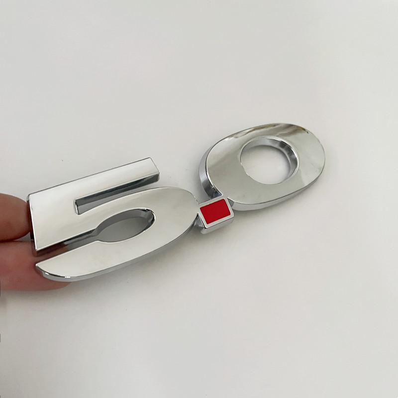 3D Металлический Логотип 5.0 Наклейки на Кузов Заднего Багажника Автомобиля Значок-Наклейка на Крыло Для Mustang GT GT50 2021 2020 2019 2018