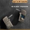 PD 100 Вт USB-C к DC Конвертер Цифровой дисплей Зарядное устройство для ноутбука Штекер для Lenovo/HP/Dell