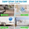 Игрушка для кошек, автоматический движущийся мяч, игрушка с эластичным хвостом, компактный дизайн, активируемый движением, перезаряжаемый интерактивный мяч, аксессуары для домашних животных