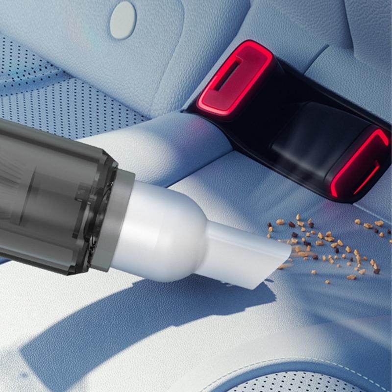 Coffee Grounds Dust Cleaner with Brush Head, Clear Dust Cup and Narrow Nozzle for Coffee Bar Counter Use