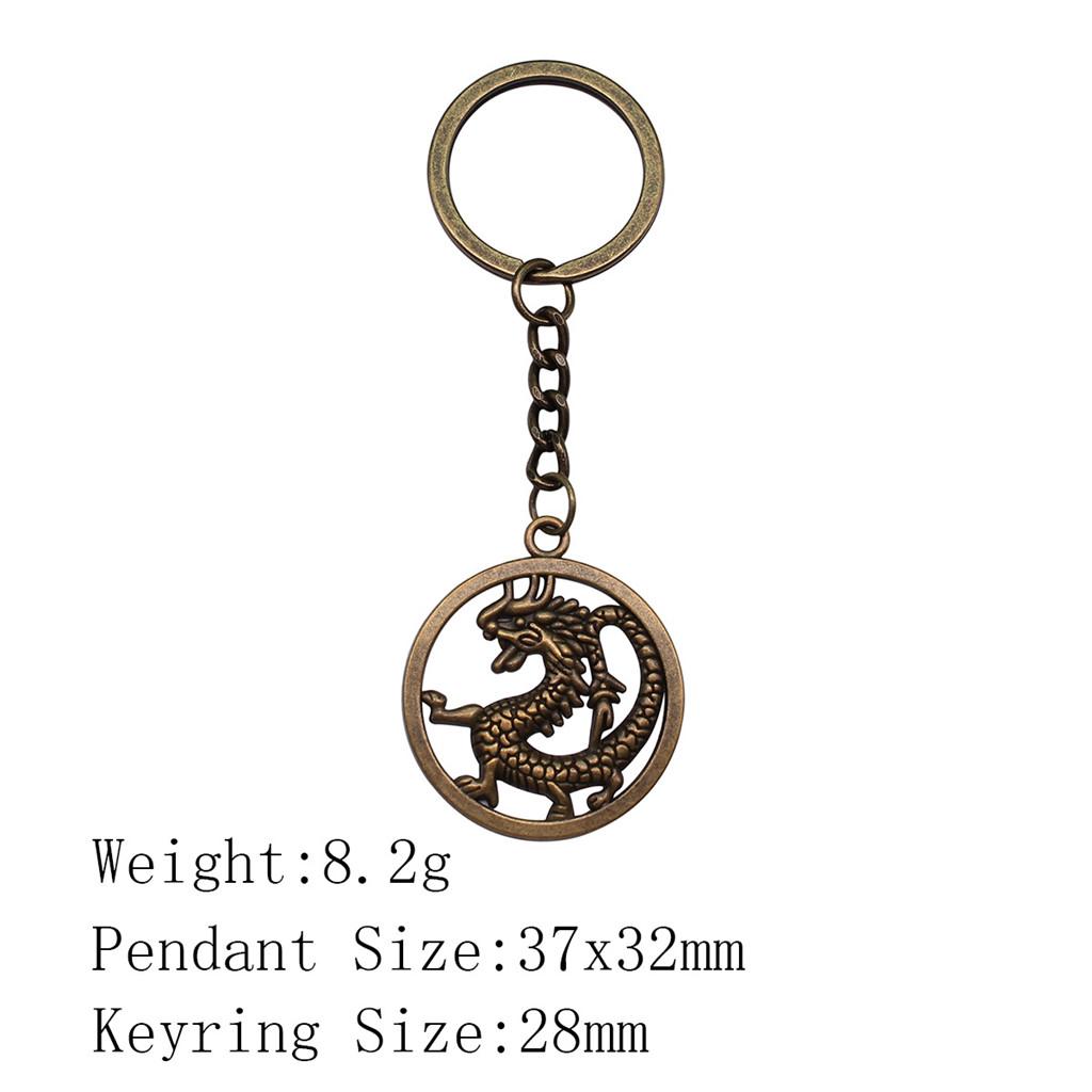 День благодарения Пара Брелок Дракон Змея Аниме Брелок Рюкзак Цепи Женщины