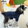 Dog Clothes Spring and Summer Solid Color Two-legged Puppy Dog Schnauzer Fake LU Sense Sweater Outdoor Clothing Pet