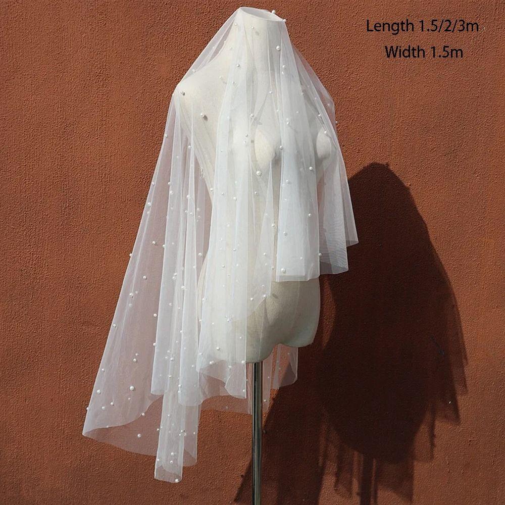 Элегантная Свадебная Фата Белая Фата-Капля Роскошная Свадебная Фата Свадьба в Замке
