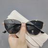 Multicolor Cat Eye Sunglasses Zinc Zinc Alloy Frame Big Frame Sun Glasses Vintage UV400 Eyewear  Selfie