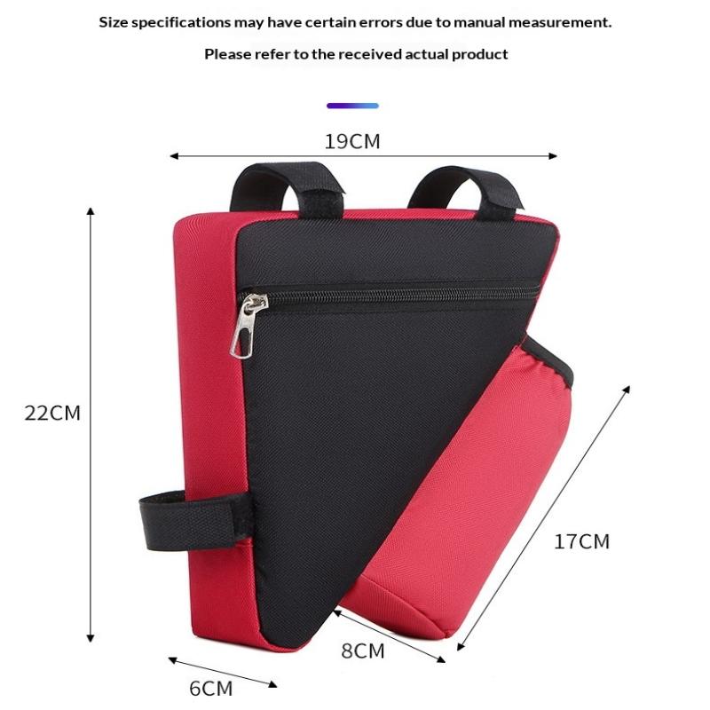 Waterproof Bicycle Frame Bag with Innovative Triangle Design and Bottle Pocket for Hydration